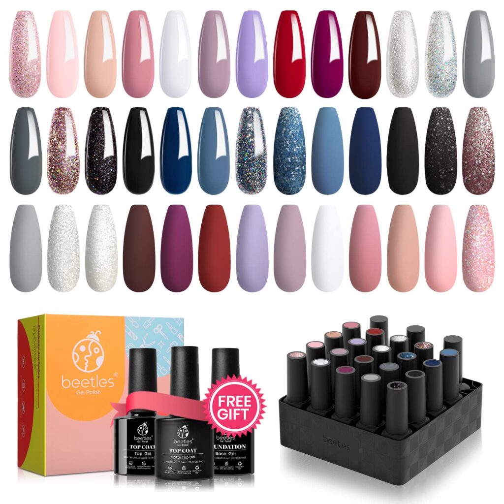 Beetles 20-Piece Gel Nail Polish Kit,