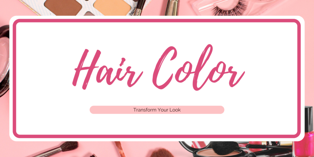 Hair Color Banner